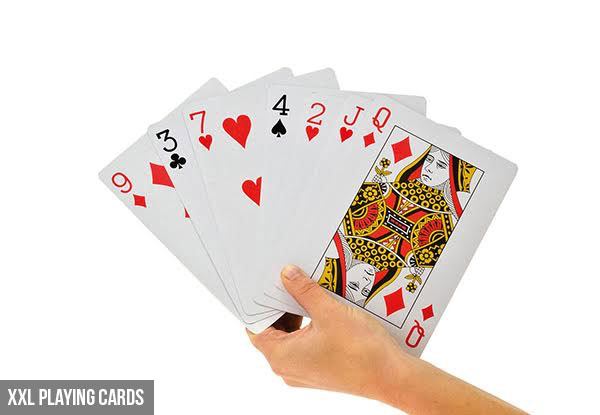 Giant Playing Cards - Two Sizes Available