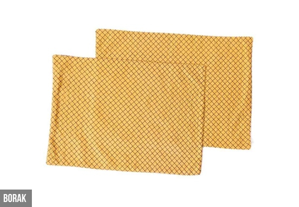 Pair of Cotton Table Placemats - Four Options Available