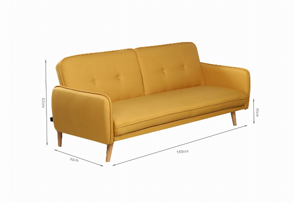 Anabella Yellow Sofa Bed