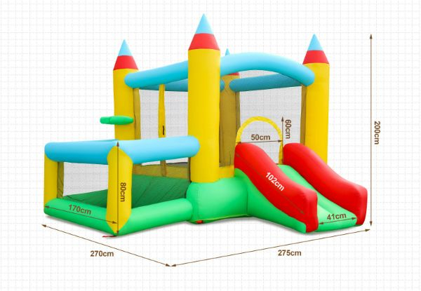 Four-in-One Inflatable Jumping Castle Bouncer