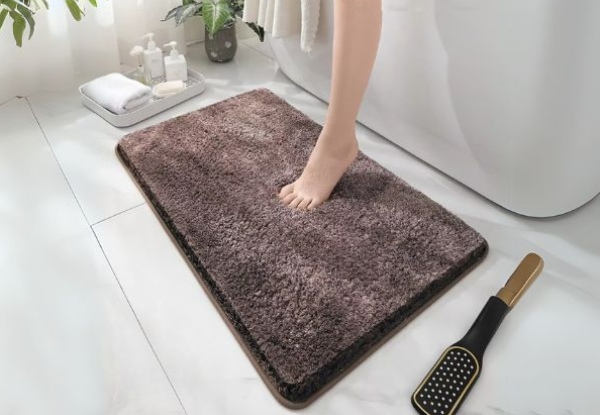 Soft Comfortable Anti-Slip Thick Plush Floor Mat - Four Colours Available