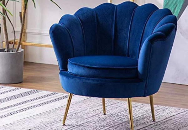 Mid-Century Velvet Accent Chair - Available in Three Colours