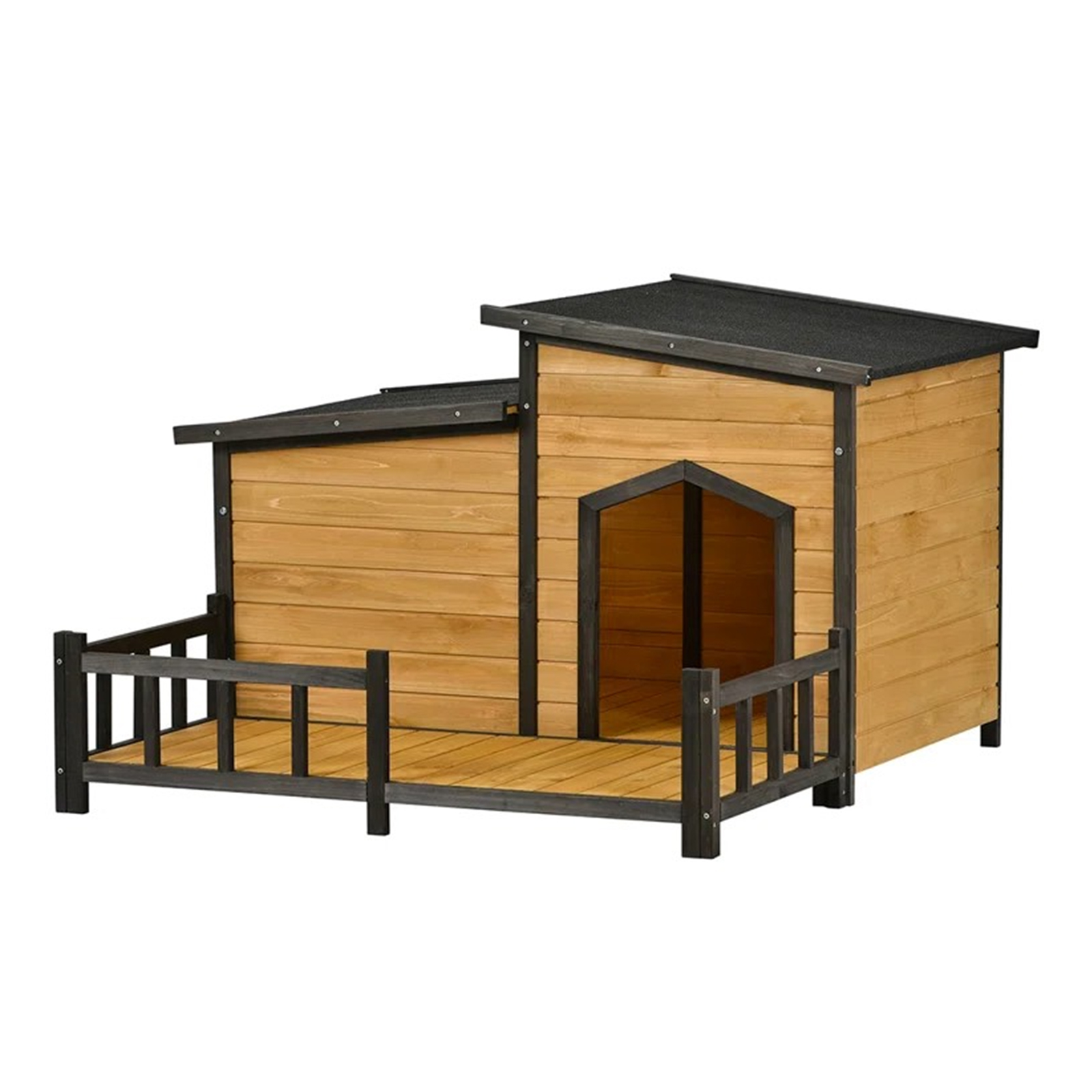 WoodenXX-Large Dog House with Openable Roof