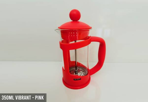 French Press Range - Available in Three Styles, Two Sizes & Four Colours