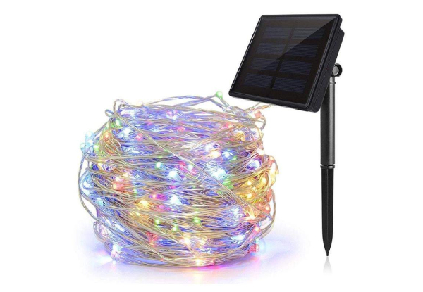 Solar Fairy Lights 20-Metre with 200 LEDs - Available in Three Colours