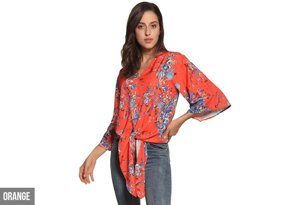Floral Summer Top - Three Colours & Four Sizes Available