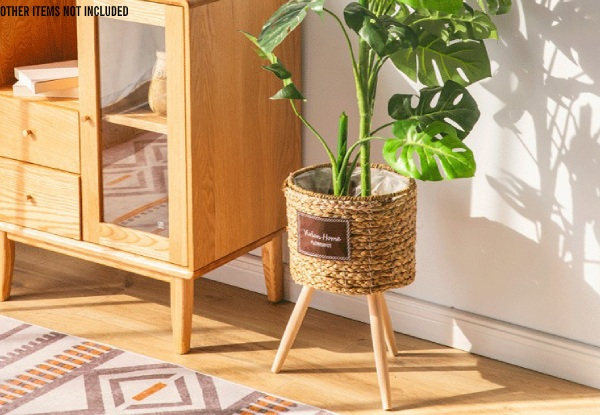 Straw Woven Plant Pot - Three Sizes Available
