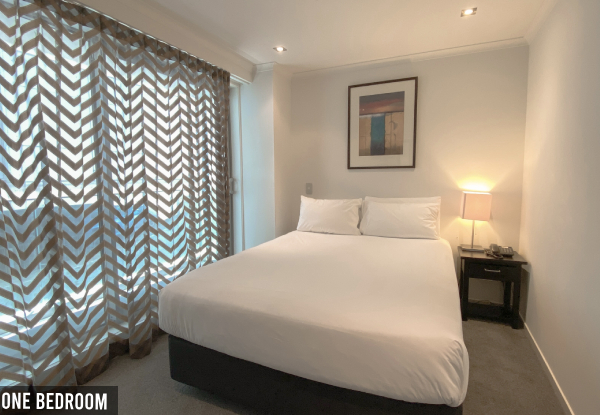 One Night Stay for Two in a Studio Apartment at the Tory Hotel Wellington Incl. Self-Parking, Late Check Out, Indoor Heated Swimming Pool and Gym Access - Option for One Bedroom Apartment & Two or Three Night Stay