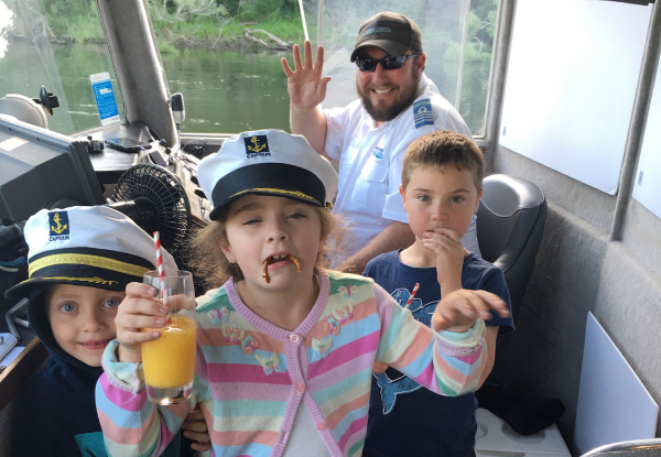 Waikato River Explorer City Café Cruise Family Pass for Two Adults & up to Four Children
