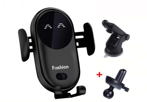 Car Phone Mount with Wireless Charging - Four Colours Available