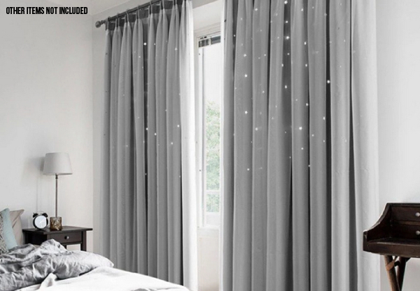 Star Curtains - Two Colours Available with Free Delivery