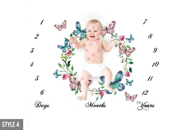 Baby Commemorate Rug - Four Options Available