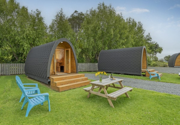 Two-Night Beachside Glamping Stay in a Standard or Deluxe Pod for Two People incl. Late Checkout