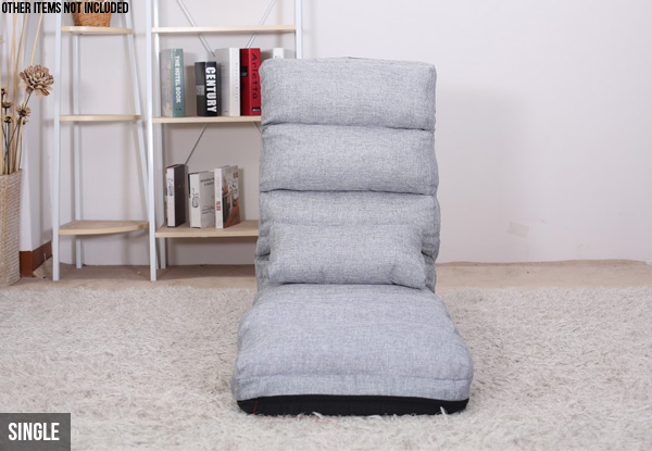 Portable Lounge Cushion Seat - Single or Double Sizes Available