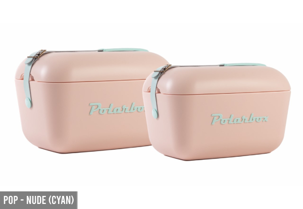 Polarbox Retro Vintage Cooler - Available in Two Styles, Five Colours & Two Sizes