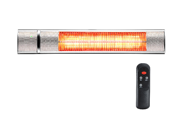 Electric 2000W Halogen Infrared Heater with Remote