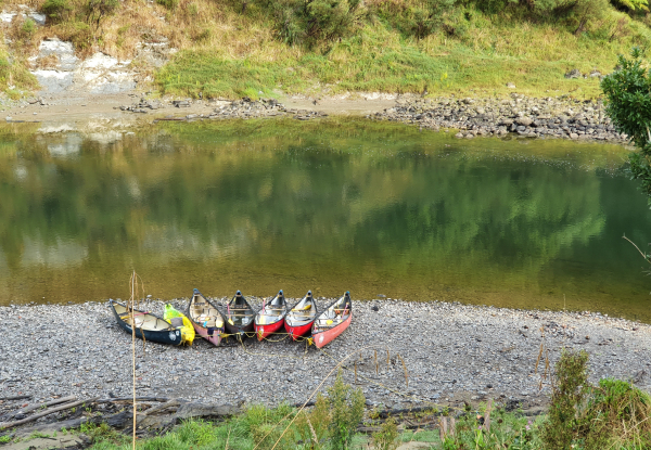 Three-Day Guided Whanganui River Canoe Trip incl. All Meals & Accommodation
