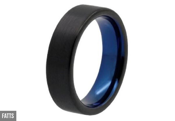 Men's Tungsten Ring - Nine Styles Available