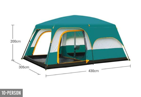 Outdoor Lightweight Camping Tent - Two Sizes Available