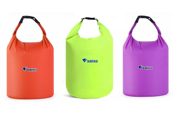 Three-Pack of Water-Resistant Dry Bags - Two Sizes & Three Colours Available