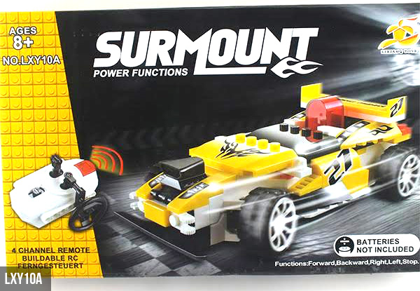 Remote Control Building Blocks Car - 13 Styles Available with Free Metro Delivery