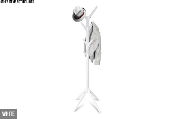 1.78m Wooden Hat/Coat Stand - Two Colours Available