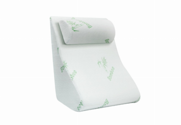 Two-Piece Foam Wedge Pillow - Two Colours Available