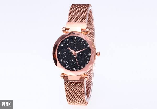 Starry Night Magnetic Strap Watch- Six Colours Available with Free Delivery