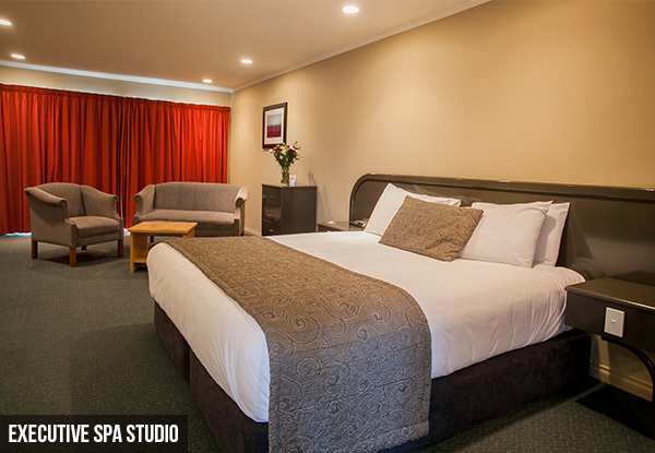 One-Night a Executive Spa Studio for Two People - Options for a One-Night Stay in a One-Bedroom Suite for up to Four People & Two-Nights Available