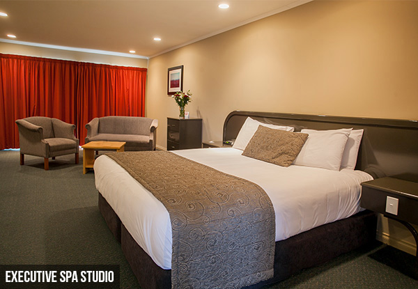 One-Night a Executive Spa Studio for Two People or One-Night Stay in a One-Bedroom Suite for up to Four People - Options for Two Nights