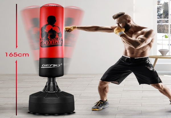 Genki 165cm Free-Standing Punching Bag with Stand