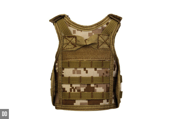 Tactical Vest Beer Bottle Sleeve Range- Seven Styles Available