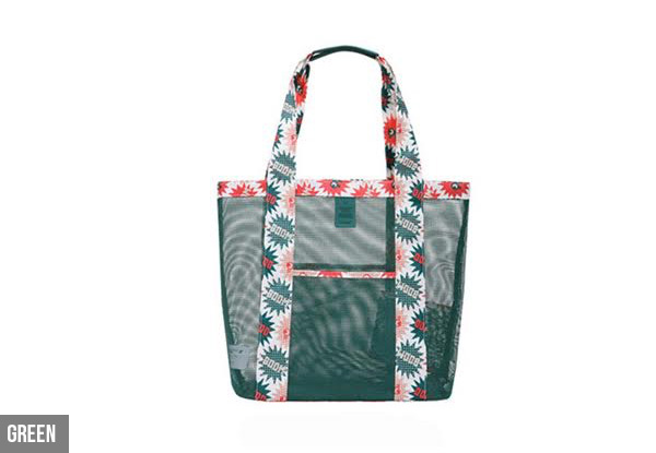 Mesh Summer Beach Handbag - Four Colours Available