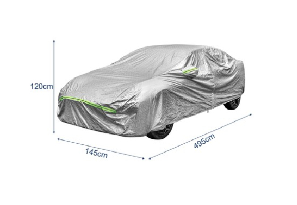 Outdoor Water-Resistant Car Cover with Storage Bag - Available in Three Sizes