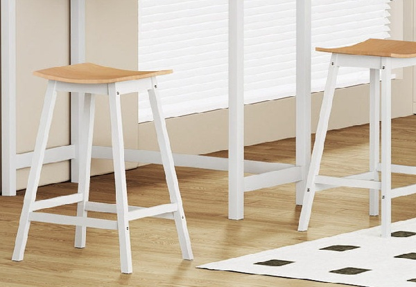 Artiss Two-Piece Wooden Bar Stool