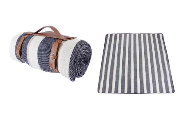 Portable Picnic Blanket with Carry Strap - Two Colours Available