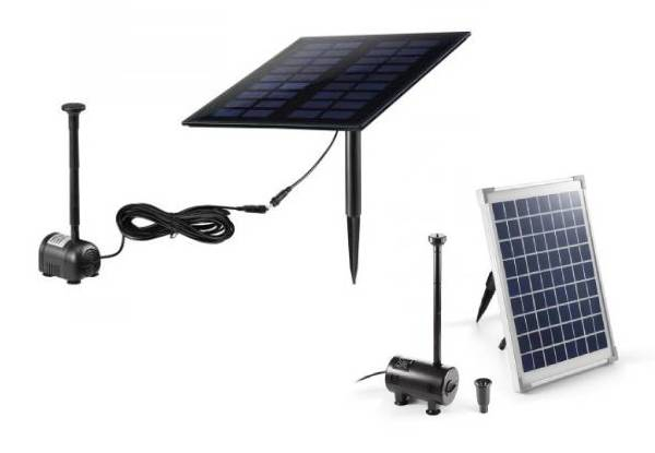 Solar-Powered Water Pump Range for Garden Ponds - Eight Options Available