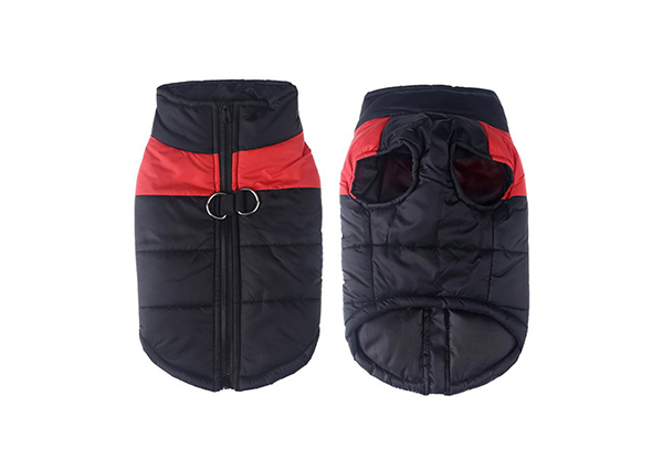 Warm-Up Zip-Up Padded Dog Jacket - Four Colours & Four Sizes Available