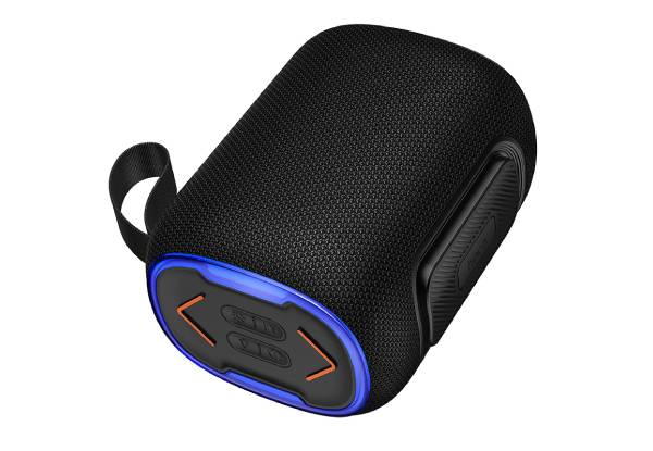 Hoco RGB 10W LED Bluetooth Speaker with Multi-Mode Playback Black