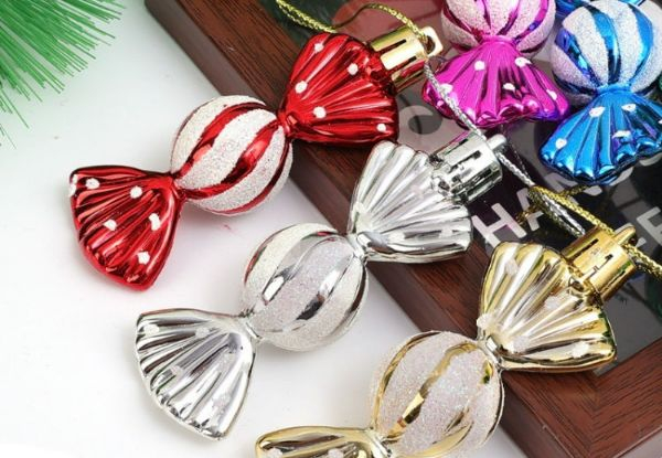 Six-Piece DIY Candy Christmas Tree Decoration