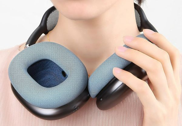 Pair of Replacement Ear Pads Cushions Compatible with AirPods Max - Five Colours Available