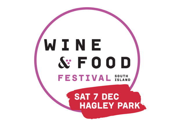 Limited First Release Ticket to the South Island Wine & Food Festival 2019 - Saturday 7th December incl. a Souvenir Tasting Glass, Three Wine Tasting Tickets, & Access to All Features & Entertainment