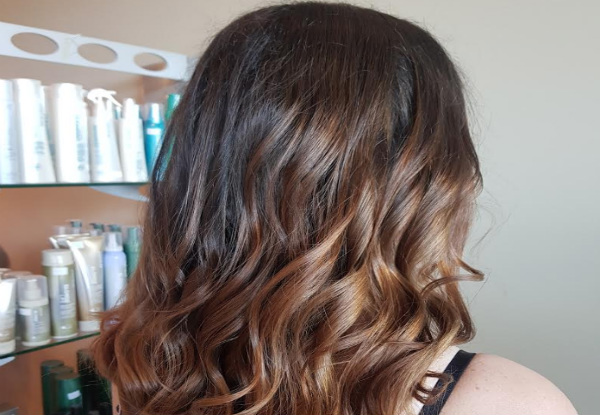 Boutique Hair Package incl. Style Cut - Option to incl. choice of Balayage, Highlights, or Global or Creative Colour