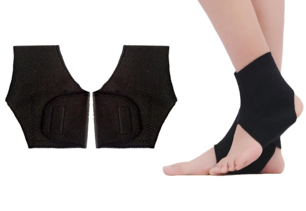 Self-Heating Ankle Wrap - Option for Self-Heating Waist Support & Option for Two-Pack