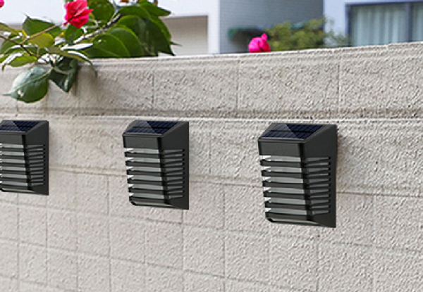 Two-Pack Solar Panel Bracket Light - Option for Four-Pack