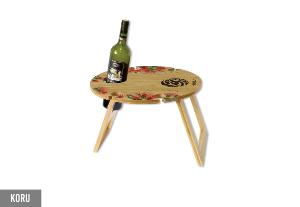 Bamboo Round Picnic Table - Four Options Available