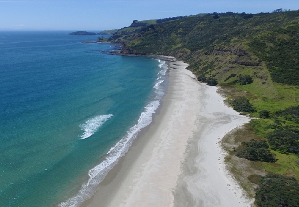 Romantic Two-Night Escape to Pakiri Beach for Two People - Experience the Riverfront Glamping Tent or Beachfront Luxury Lodge