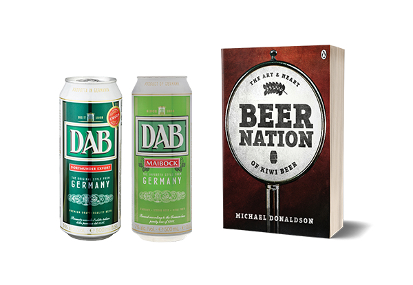 Beer Nation Gift Pack incl. Book, Dab Export Lager Can & Dab Maibock Lager Can