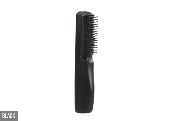 USB Rechargeable Ionic Hair Brush & Hair Straightening Tool - Three Colours Available
