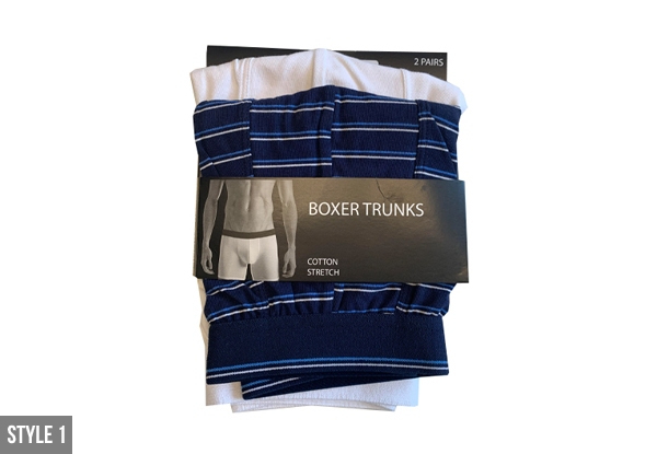 Two-Pack of Degree Boxer Trunks - Three Sizes & Five Styles Available